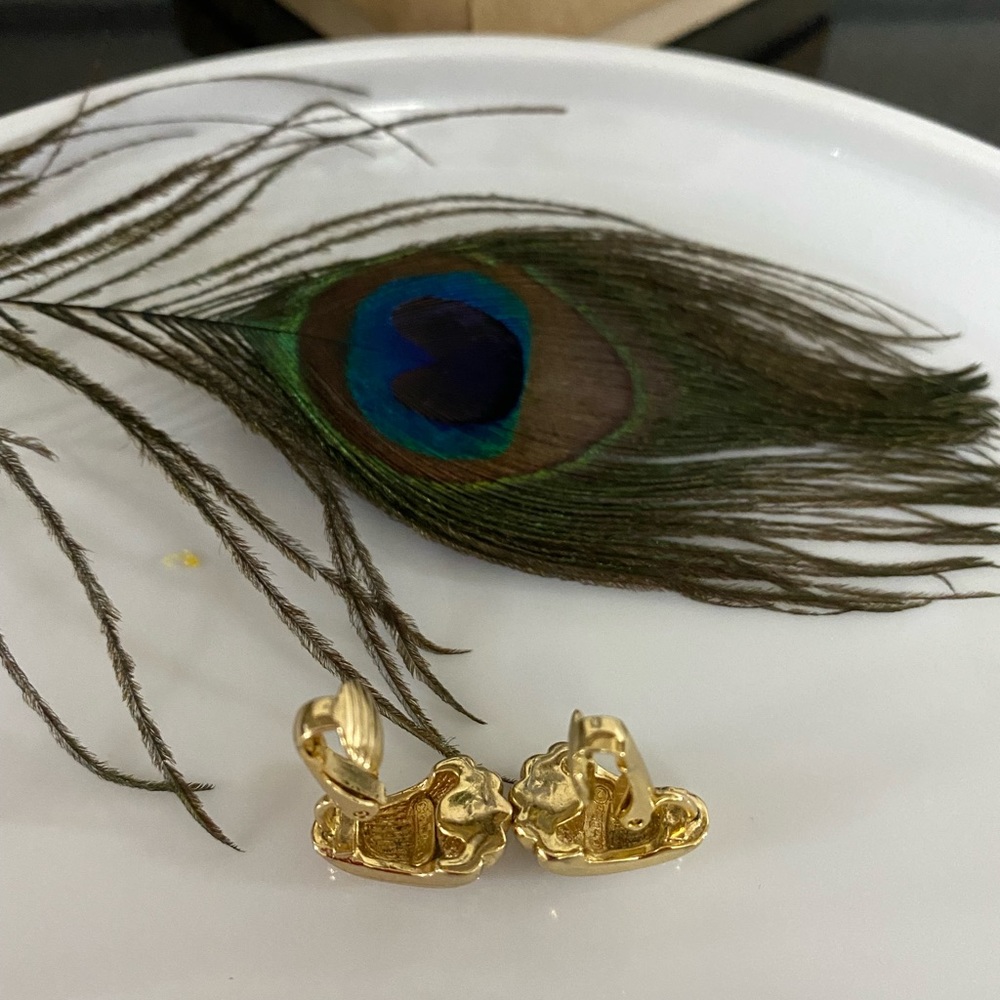 Christian Dior Germany Gold Tone earrings - Picture 7 of 7